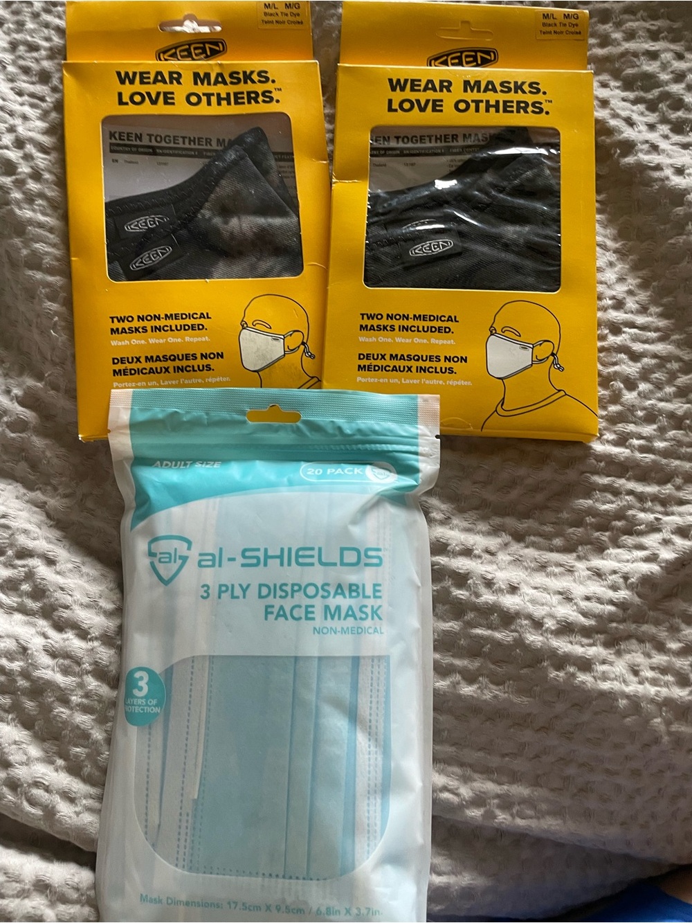 Face Mask Bundle – KEEN Reusable Masks + 20 Disposable Masks